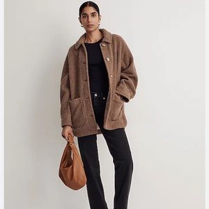 NWOT madewell teddy coat